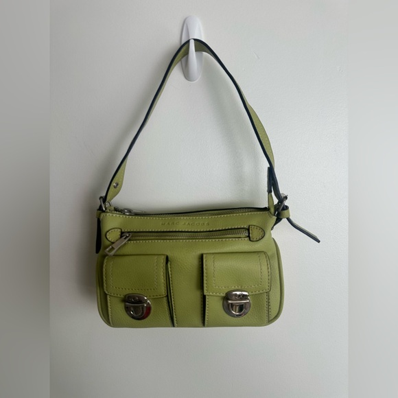 Marc Jacobs Handbags - RARE Vintage Y2K Lime Green Mini Marc Jacob’s Leather Shoulder Bag